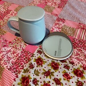 New OHOM Baby Blue Self Heating Coffee Mug